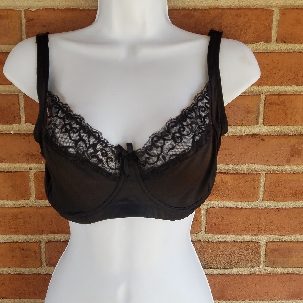 Ramour Brand Unlined Black Lace Bra
